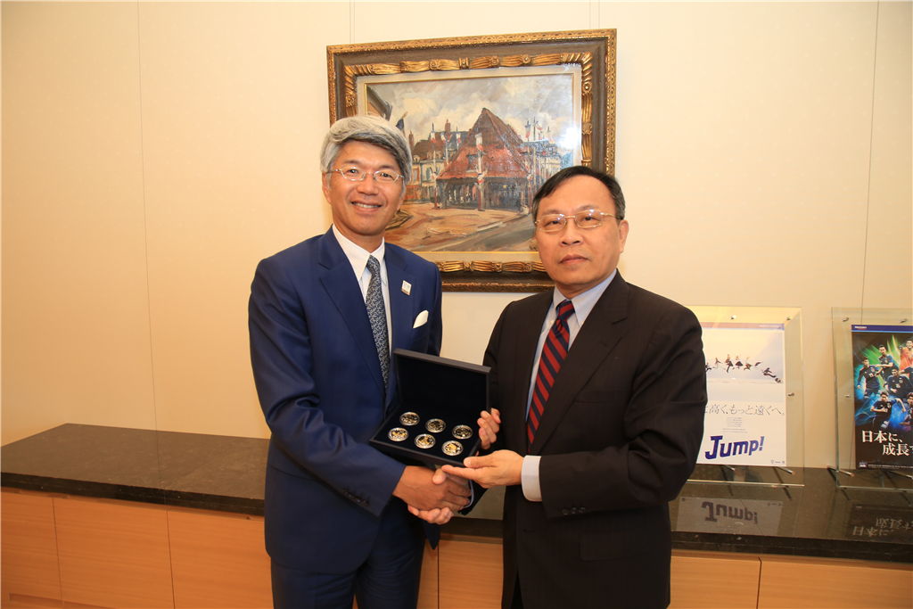 本會呂理事長桔誠拜會JBA會長與參加台資銀行集體自律機制會議