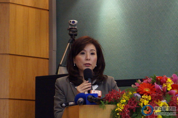 圖為:銀行公會理事長李紀珠強調，金融營業稅上調屬「回饋稅」性質，建請主管機關適時向社會大眾澄清並正名