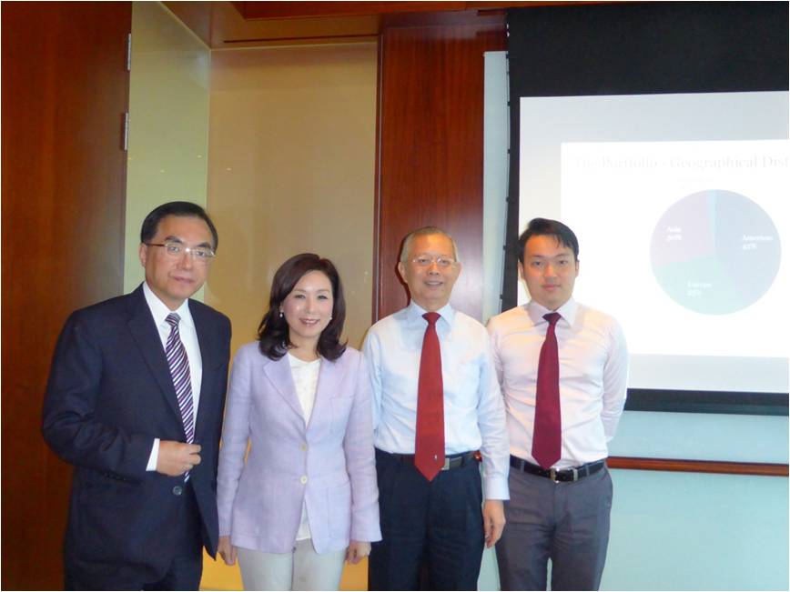 李理事長紀珠拜會新加坡政府投資公司(GIC)林祥源總裁及相關主管進行交流