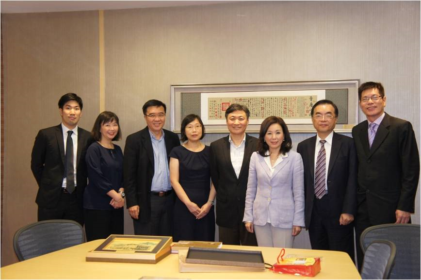 李理事長紀珠拜會淡馬錫控股子公司Pavilion Capital Pte Ltd.蘇慶贊執行長等高層進行交流